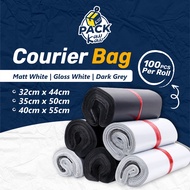 32x44cm 35x50cm 40x55cm Large Size Courier Bag Flyer Premium Grade White Matt Gloss Grey Packaging S