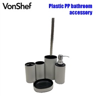 Vonshef Powder coated plastic Fashionable Bathroom Accessories Set for Hotel Household