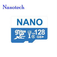Nanotech Micro SD card Class10 U3 32GB64GB128GB เมมโมรี่การ์ด กล้องวงจรปิดไร้สาย กล้อง Ip camera กล้องแอคชั่นเเคม กล้องติดรถยนต์ White