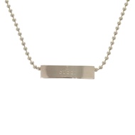 Gucci 1697AR 925純銀Plate項鍊，成色極佳 [二手] GUCCI