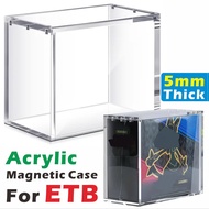 Dustproof & Scratch Resistant ETB Protector for Collectors, Acrylic Display Case for Pokémon Elite T