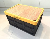 《Costco》 InstaCrate 《Forest Outdoor》通用款桌板 摺疊收納箱 露營箱 收納籃 42L 野餐籃 摺疊塑膠箱 塑膠箱 整理箱