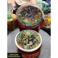 (Local Ready stock/本地现货)七彩秘晶矿水晶聚宝盆Rainbow Bismuth Crystal Jewelry Box #水晶