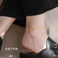 New Product #[ Titanium Steel Does Not Fade] Love You for Life and One Heart e Love Have You Peach H