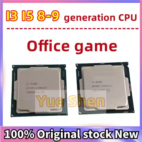 i3-8100 i3-8100T i3-8300T i3-9100F i3-9100T i5-8500 i5-8600 i5-8400T i5-8500T i5-8600K i5-9400F i5-9