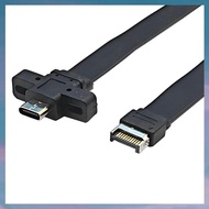 [hotkeystore.] Connectors USB 3.2 Front Panel Extension Cable,GEN2x2 Baffle Cable TYPE-E to Chassis 