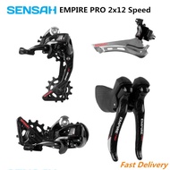 SENSAH EMPIRE PRO 4 Kits Carbon fiber 2x12 Speed 24s Road Groupset R/L Shifter + R/F Derailleurs