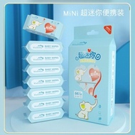 PBA (PRICE FOR 8 PCS) Mini Character Wet Wipes 1 Pack Contains 8 Pcs | Non-Alcoholic Travel Wet Wipe
