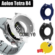 For Aolon Tetra R4 Case Smart watch Protective Bumper Soft TPU CasesTetra R4 Screen Protector film