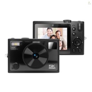 (Docooler)5K Digital Camera WiFi Digital Video Camera 72MP Dual Lens 2.8 Inch IPS Screen Auto Focus 