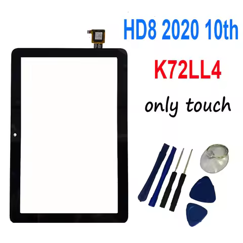 Tablet Touch screen For Amazon Fire HD8 HD 8 2020 10th Gen K72LL4 Touch Screen Digitizer Glass Repla