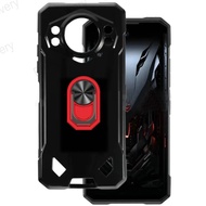 For Doogee S200 Shell With Colorful Grip Finger Ring Bracket Soft TPU Back Cover