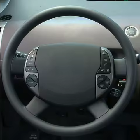 Car Steering Wheel Cover Black Artificial Leather For Toyota Prius 20(XW20) 2004 2005 2006 2007 2008