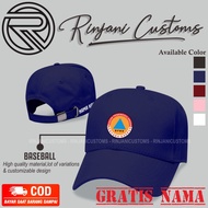 TOPI BASEBALL BPBD GRATIS NAMA NAMA DAERAH DAN MASKER - BASEBALL BADAN PENANGGULNGAN BENCANA DAERAH