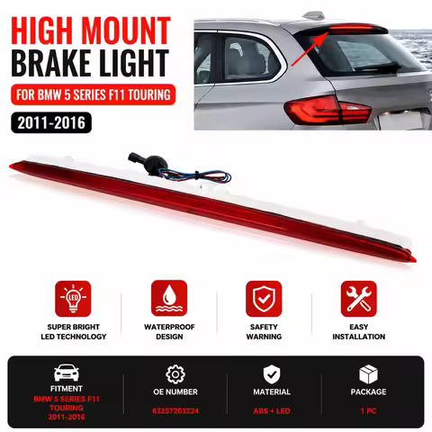 For 2011-2016 BMW 5 Series F11 Travel Edition High-mounted Brake Light Anti-rear-end Warning Light S