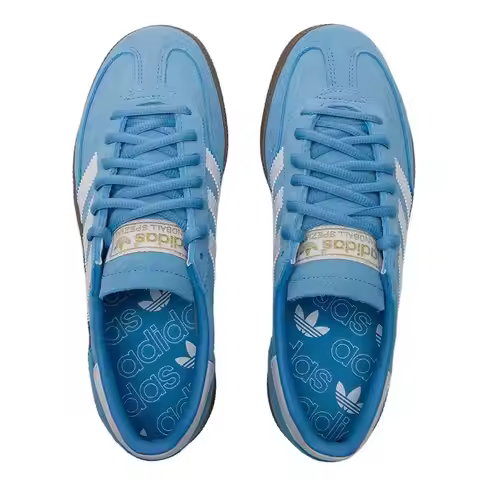 Men Adidas Originals Vintage Sneakers BD7632 Blue White Suede Gum Sole Ortholite Insole 3 Stripes Da