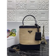 Female Bucket Bag New Style 1BA212 Woven Bucket Bag OEM Code 165, Size: 22 x 23 x 13cm P Female Bag-