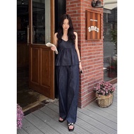F.Fiesta Terno Pants Spaghetti Top 7318