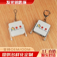 Creative Mini Billboard Three-Dimensional Luminous Keychain LED Billboard Backpack Ornaments Can Be 