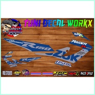 ✧ ✙✷ Suzuki Raider 150 MOTOGP Edition 2020 Carb Stock Decals (ORIG BLUE) w/ Freebies