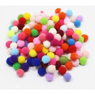 Colourful Small Pom Pom Balls / Fluffy Balls