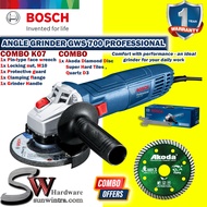 COMBO Bosch GWS700 GWS 700 ANGLE GRINDER 710W + 1X AKODA DIAMOND DISC (DIFFERENT DISC AVAILABLE)(Rep