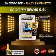 JETRON BLACKGOLD ZK-SCOOTER (Foc 1 tube Gear oil) Fully Synthetic 0.9L 10W40MB Minyak Skuter Scooter