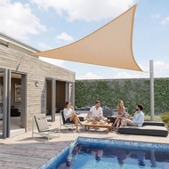 Oxford Cloth Waterproof Shade Sail Heavy Duty Sun Shade Sail Reinforced Seams for Patio