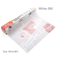 1 Roll Baking Paper Kertas Motif Inggris Koran Alas Roti Kue Alas Makanan Berminyak Barbecue Paper A