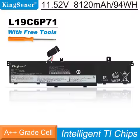 KingSener L19C6P71 L19L6P71 Laptop Battery For ThinkPad P15 P17 T15G 1st Gen For ThinkPad P15 P17 T1
