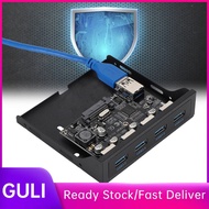 Guli ASHATA USB Front Panel PCI-E to 4xUSB3.0 for Chip Floppy Bay Adapter Expansion Riser Card USB3.
