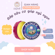 BADGER Sleep Balm organic oil wax helps Sleep well, safe for adults and children 56g
