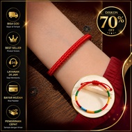 MERAH Velora Jewelry Chinese Knot Red String Bracelet | Bracelet RedTALI POLOS Premium Oriental Ethn