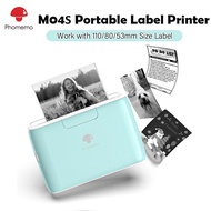 Phomemo M04S Label Sticker Printer,300DPI Portable Photo Printer