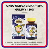 ONEQ OMEGA 3 DHA + EPA GUMMY 120G