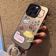 Cute Little Bear Phone Case Compatible with iPhone 17 16 16Plus 16Pro 16Promax 15 15Plus 1