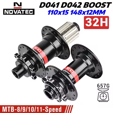 2025 Novatec Bicycle Hub D041SB-B15 D042SB-B12 BOOST Bearing Hub 8/9/10/11/12 Speed Mountain Bike Hu