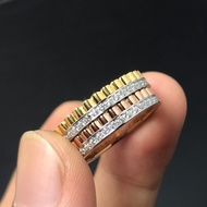 BOUCHERON Ring Grosgrain Color Couple Ring