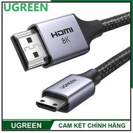 Mini HDMI to HDMI 2.1 HDMI 2.0 Cable Ugreen HD163 HD108 - Mini HDMI and HDMI 2 male cable