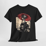 Japanese Skeleton Geisha T-Shirt | Geisha T-Shirt | Japan men's T-Shirt