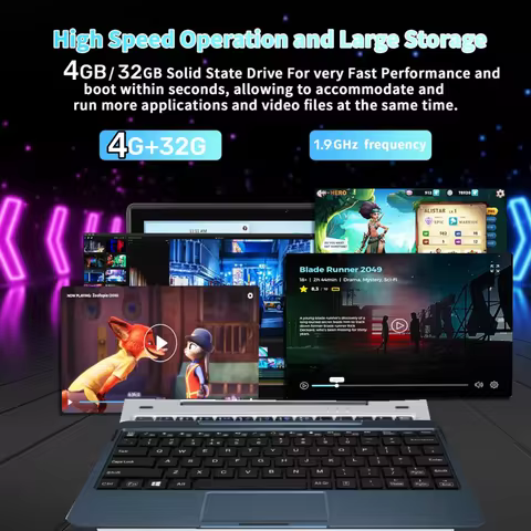 Big Sales 10.1 INCH S12 Z8300 CPU 64 Bit 2 in1 Tablet PC 4GB DDR RAM 32GB ROM WINDOWS 10 Detachable 