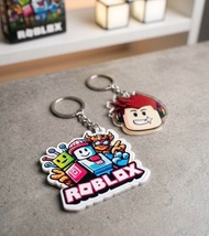 Gantungan Kunci Keychain Roblox Akrilik 2mm - Avatar Roblox - Logo Roblox - Karakter Avatar Roblox H