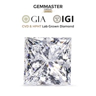 Princess Cut Lab grown diamond GIA IGI certificate D E F VVS Loose diamond real 1ct 2ct 3ct 8ct CVD 