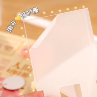 Desktop Simple Transparent Acrylic Writing Board College Student Office Quick Note Message Board Mee
