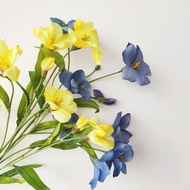 7 Heads Artificial Oil Paulownia Flower Fake Flowers Home Living Room Decoration Flowers Wedding DIY