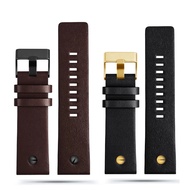 Genuine leather watch strap 22 24 26 28 30mm watchband with rivet for diesel DZ7406 DZT2009 DZ7413 D