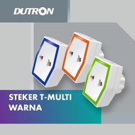 Steker T Multi Warna DUTRON / Colokan Listrik Warna DUTRON