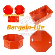 PVC orange Junction box, Utility box, Junction box cover
