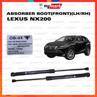Toyota Lexus NX200 NX200T Front Bonnet Damper Boot Absorber Gas Spring Set Tailgate Penyerap Bonet D