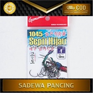 HIJAU MATA Green Shrimp Fishing Hook Gamamis 1045 Shrimp Hook/ Shrimp Hook/ Shrimp Hook Pole Shrimp 